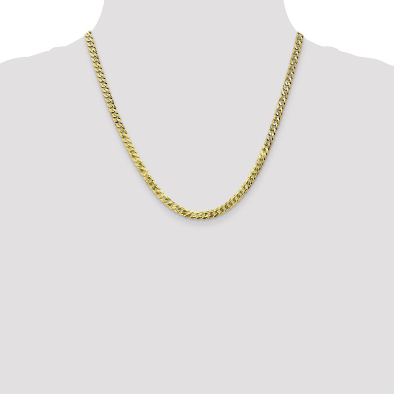 10K 4.6mm Flat Beveled Curb Chain