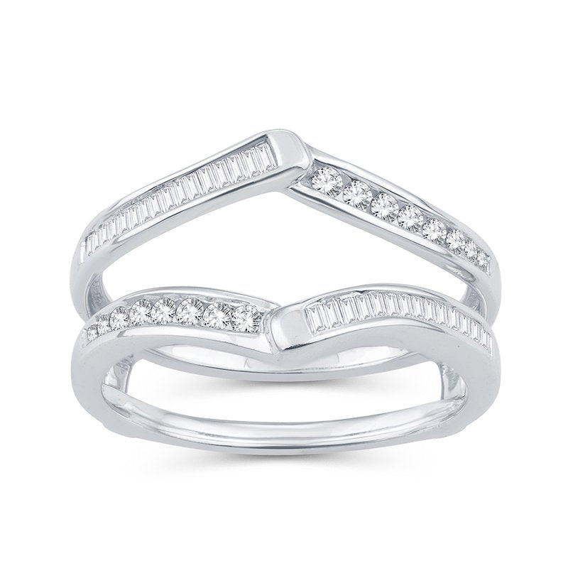 14K 0.4Ct Diamond Ring Guard