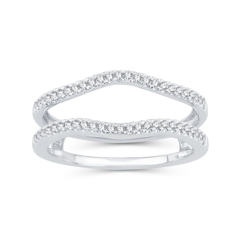14K 0.25Ct Diamond Ring Guard