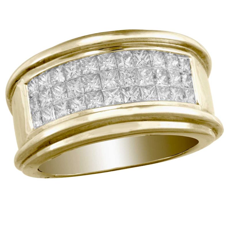 14K 2.00Ct Diam Mens Band