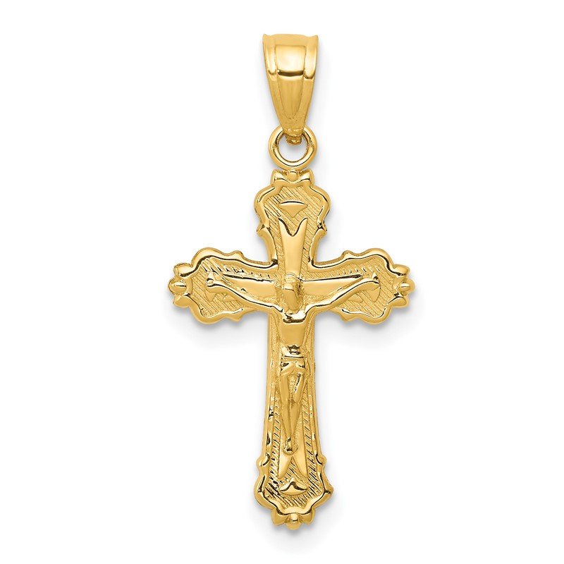 14k Small Crucifix Charm