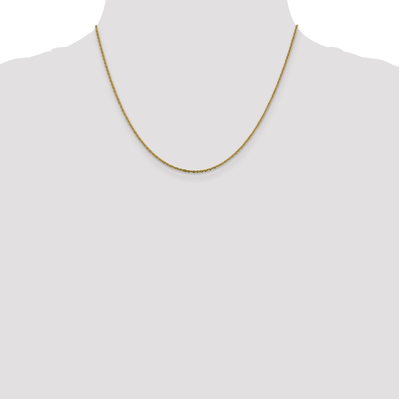 14K 1.5mm Cyclone Chain