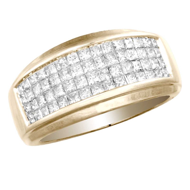 14K 2.00Ct Diam Men&amp;Apos;S Band