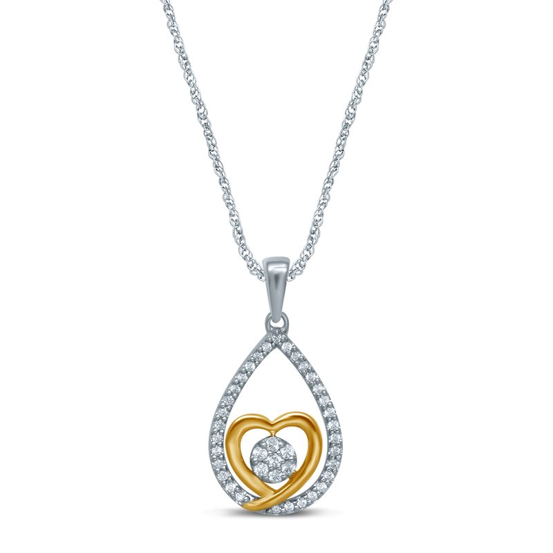 14K 0.25Ct Diamond Pendant
