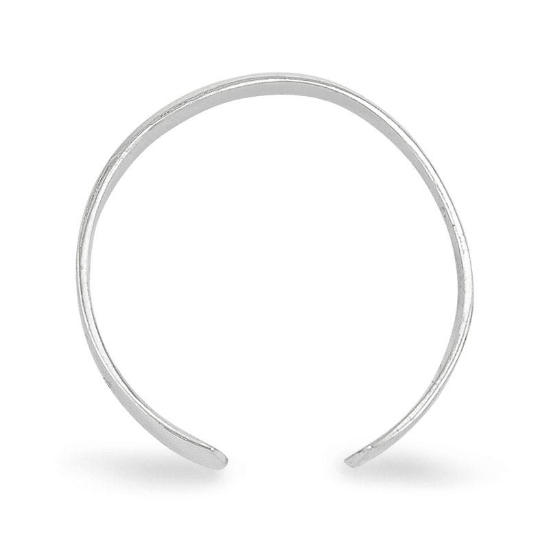 14k White Gold High Polished Toe Ring