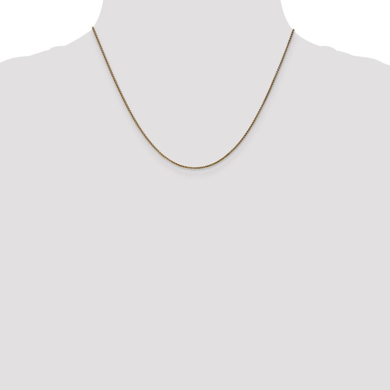 14K 1.2mm D/C Spiga Chain