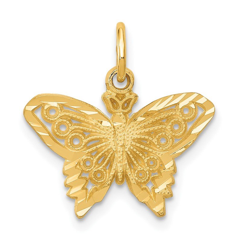 14k Butterfly Charm
