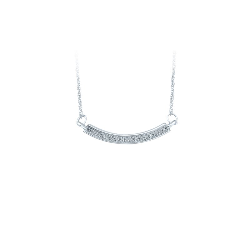 14K 0.05Ct Diam Pwendant With Chain