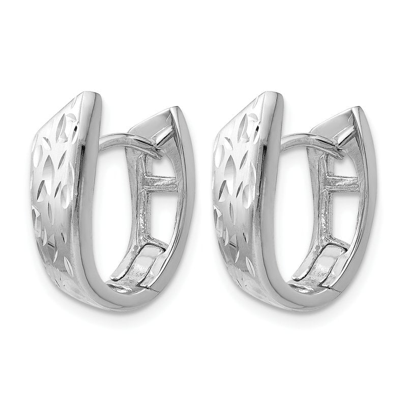 Sterling Silver RH-plated Radiant Essence D/C Earrings