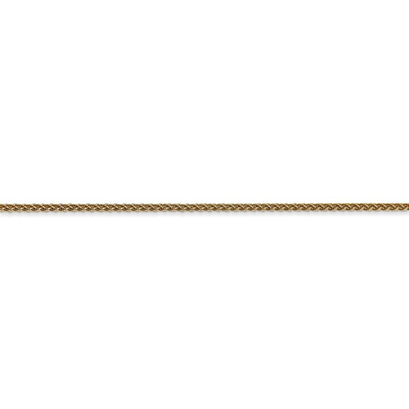 14K 10 inch 1.25mm Spiga with Lobster Clasp Anklet