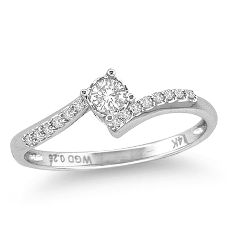 14K 0.25Ct Diamond Ring