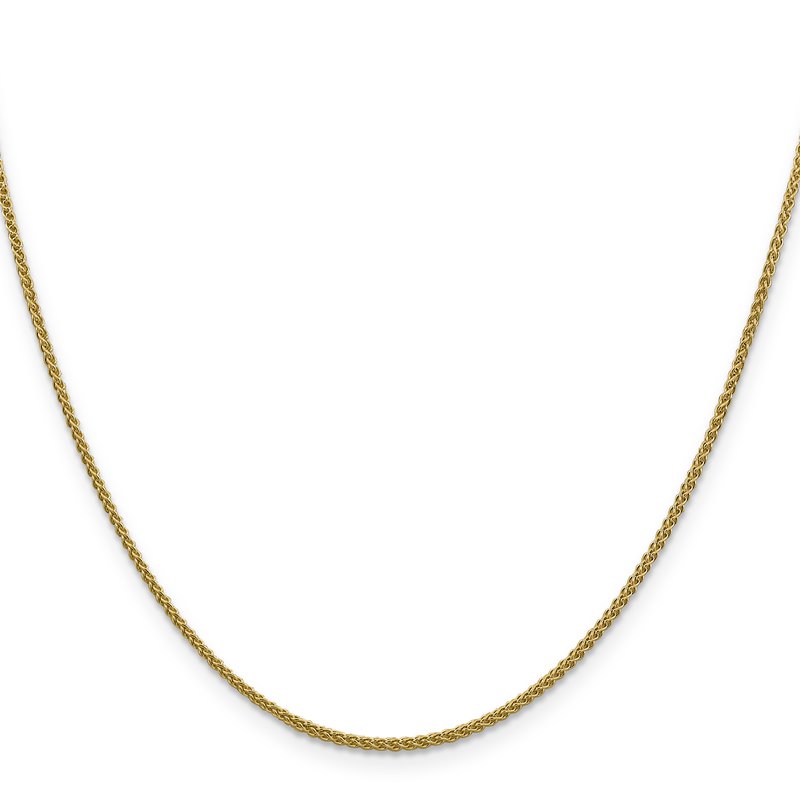 14K 1.5mm Spiga Anklet
